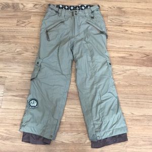 Ride Snowboarding ski pants kids size large L